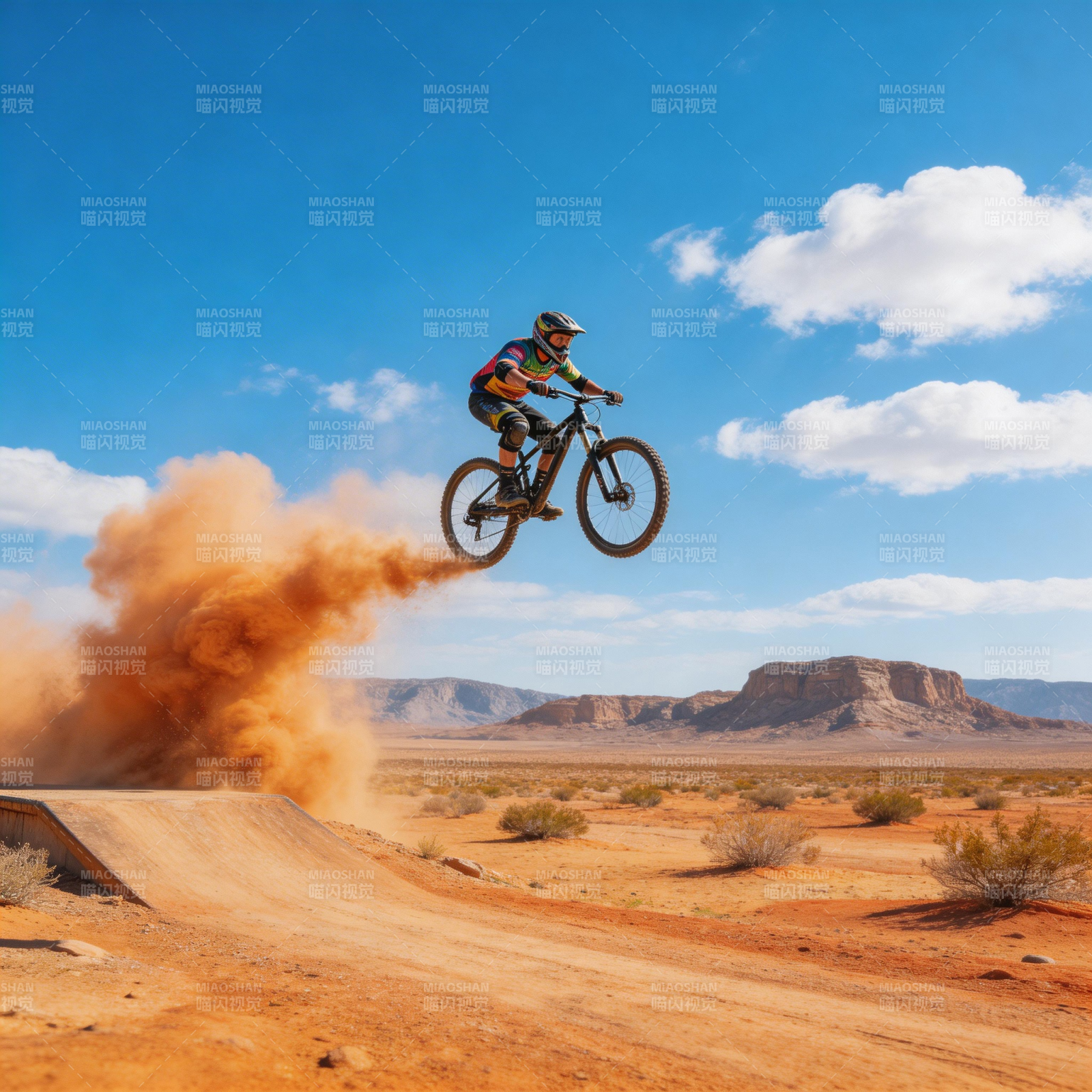 沙漠飞车腾空图片