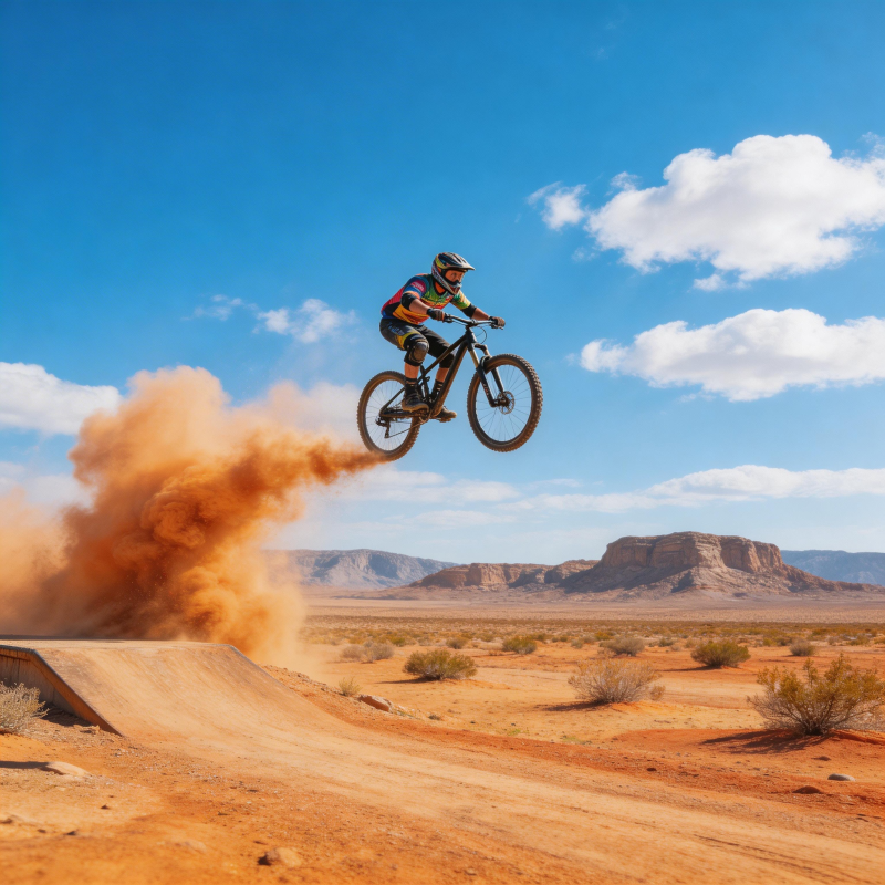 沙漠飞车腾空图片