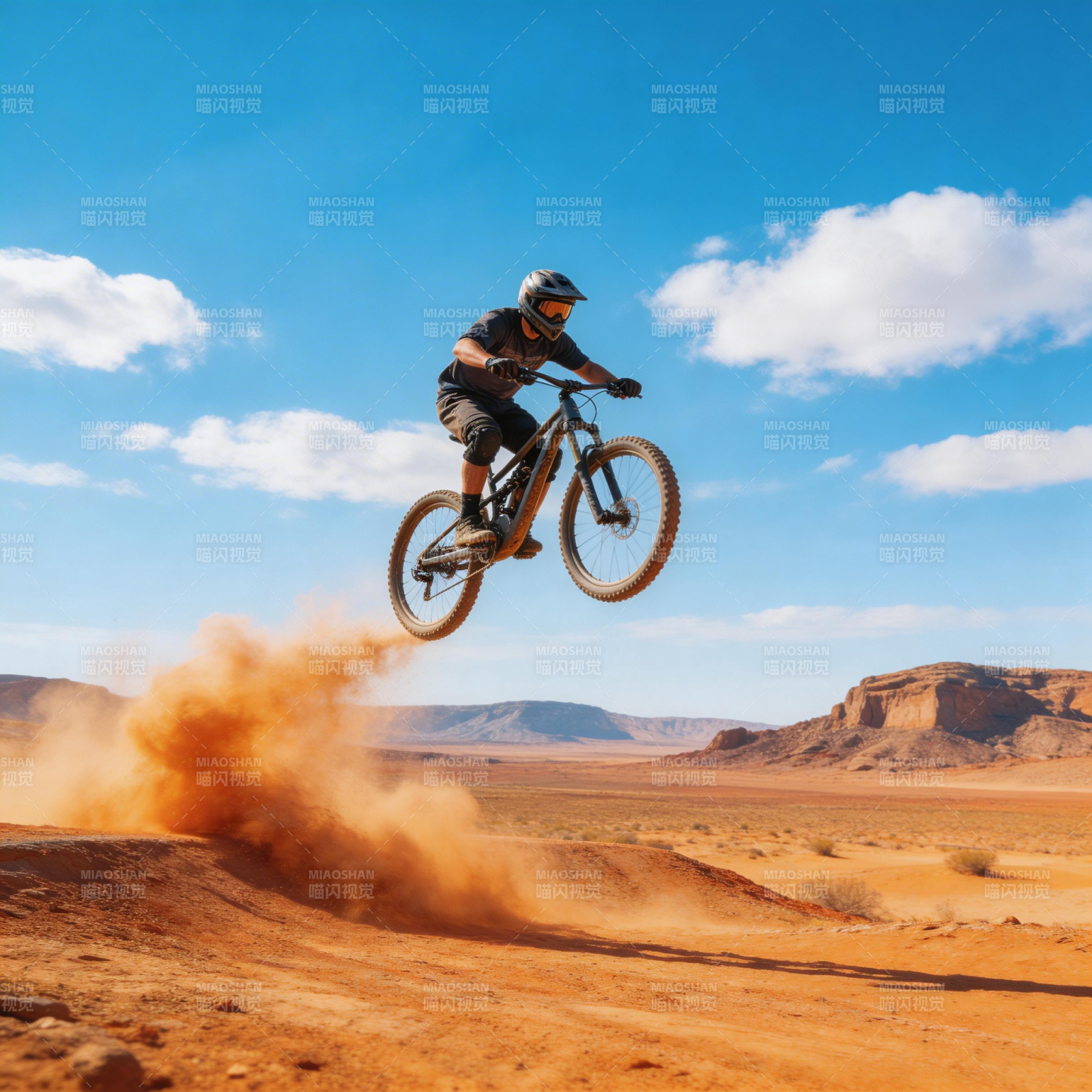 沙漠飞驰 极限骑行图片