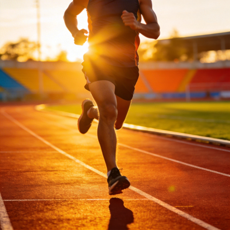 奔跑的剪影图片