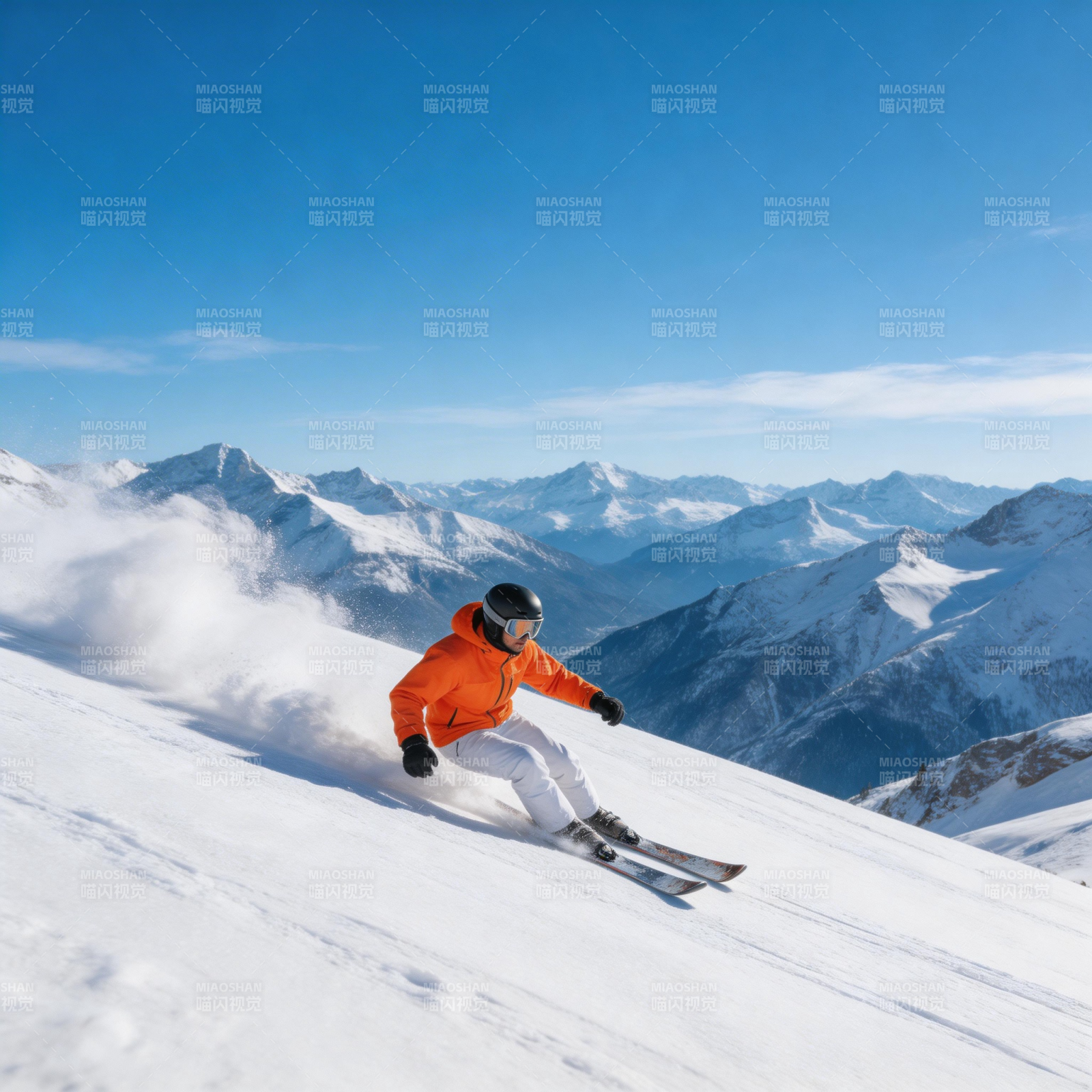 雪山疾驰 尽享滑雪快感图片
