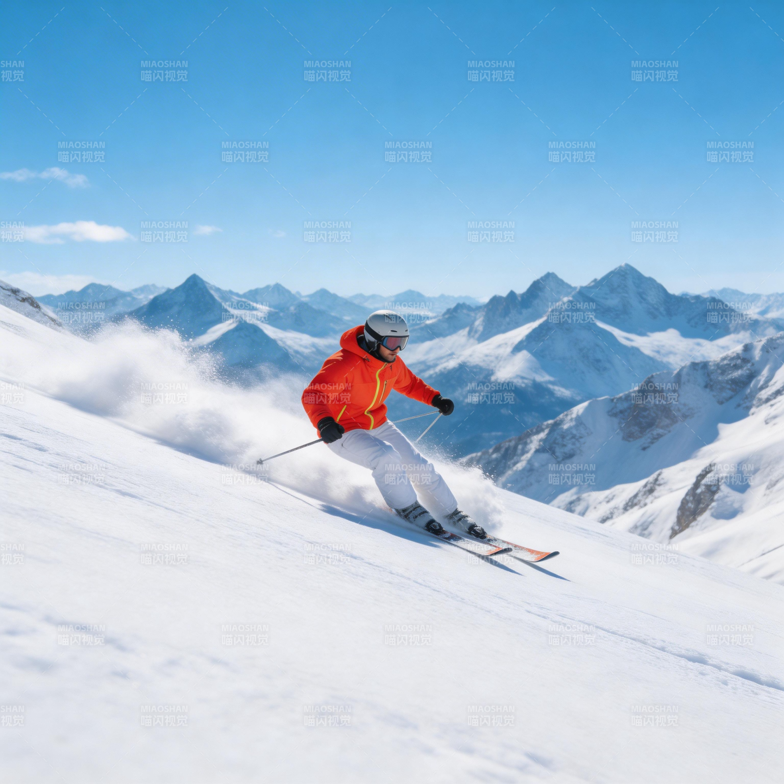 雪山滑雪 畅享冬日图片