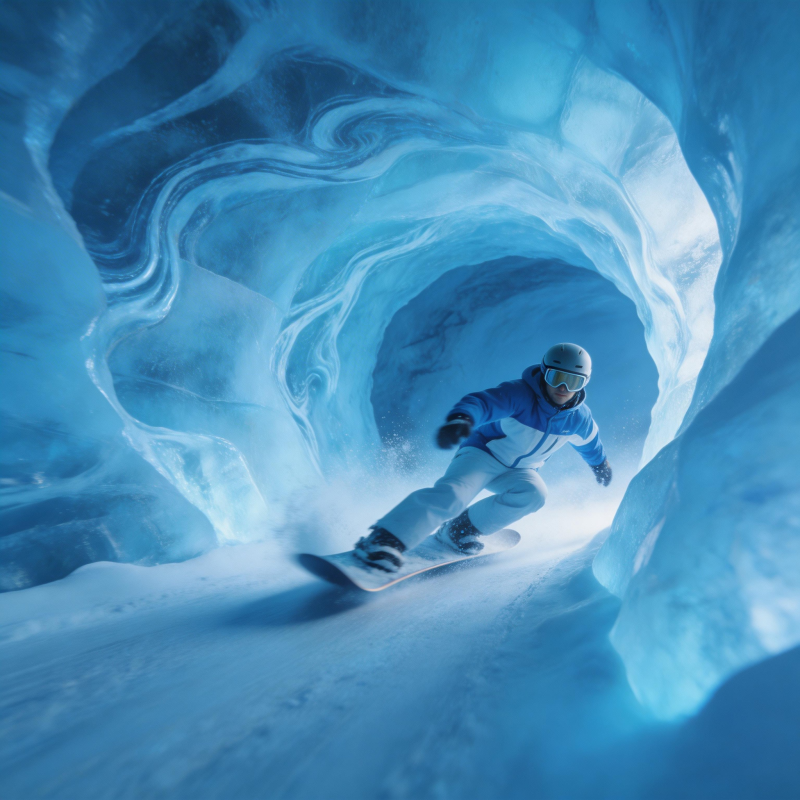 冰洞滑雪奇遇图片