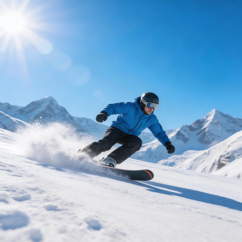 雪地疾驰 畅享冬日图片