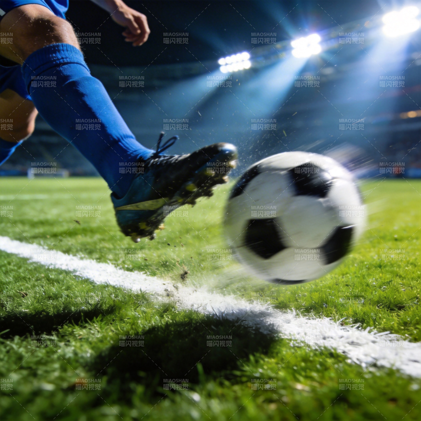 足球飞驰瞬间图片