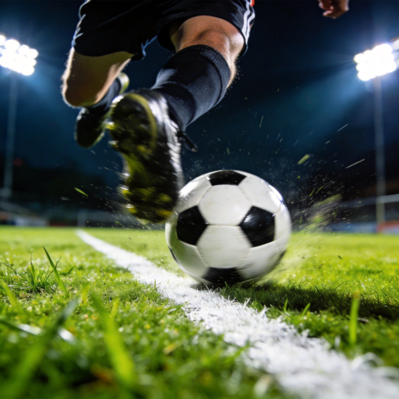 足球飞驰瞬间图片