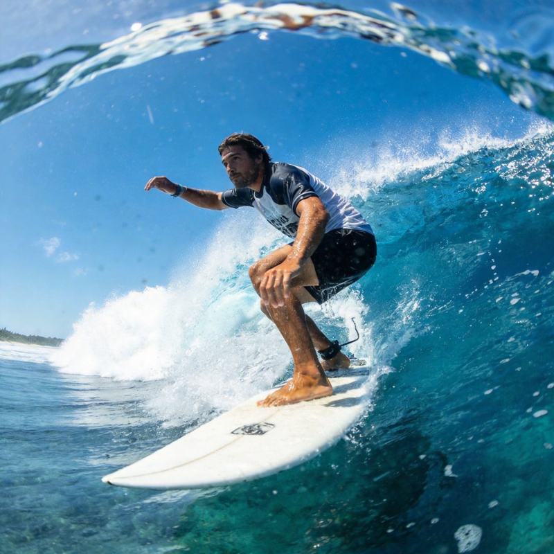 冲浪者乘风破浪图片