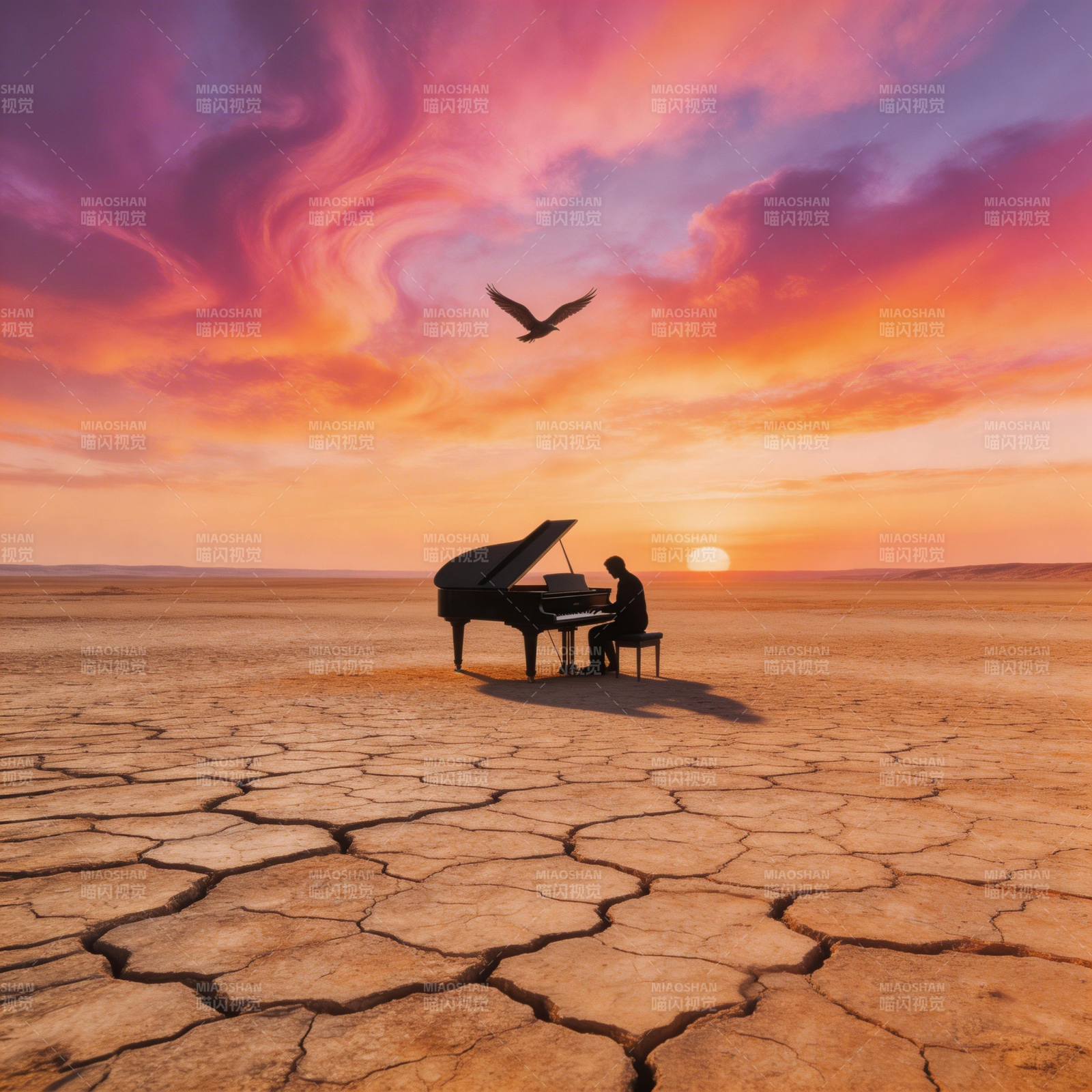 荒漠琴声图片