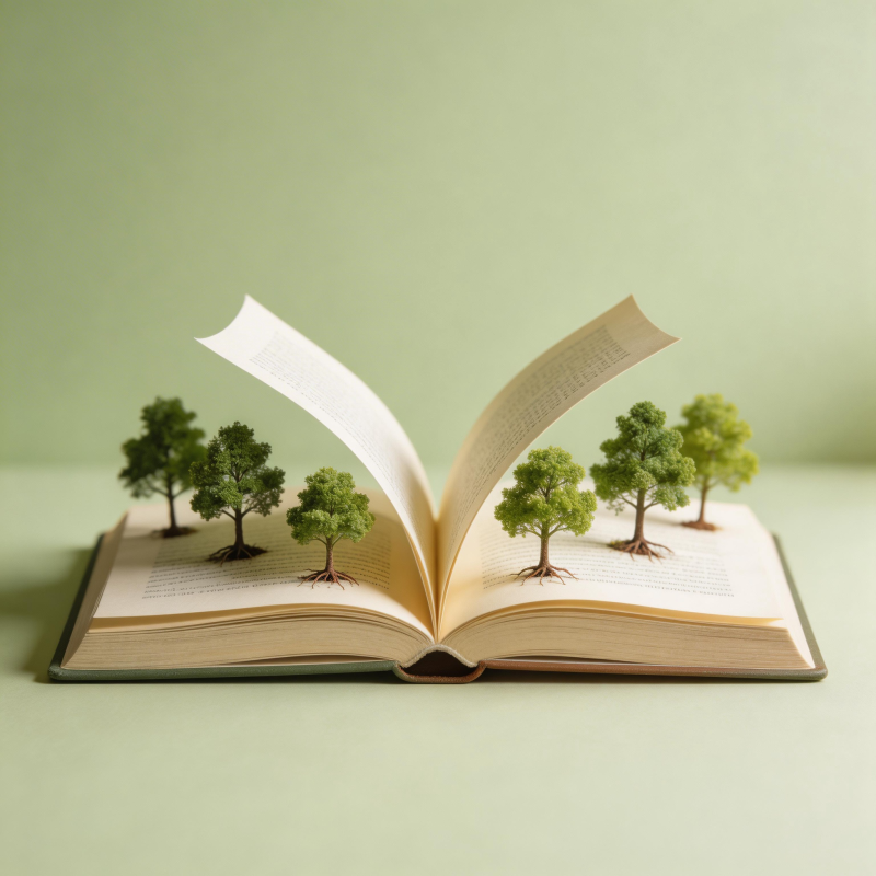 书页生林图片