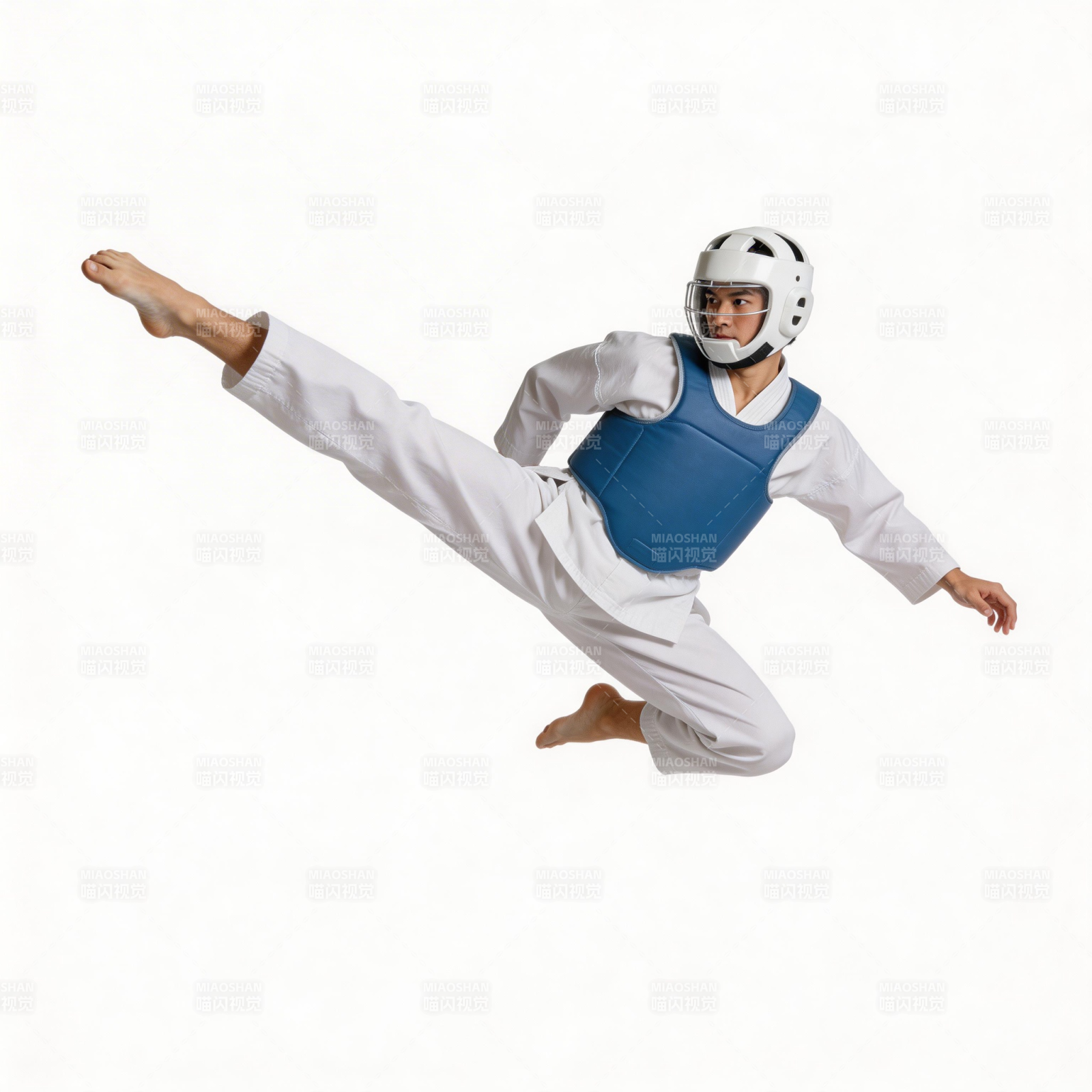 跆拳道高踢腿瞬间图片