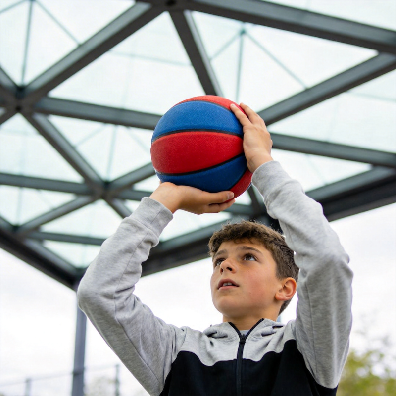 少年投篮瞬间图片