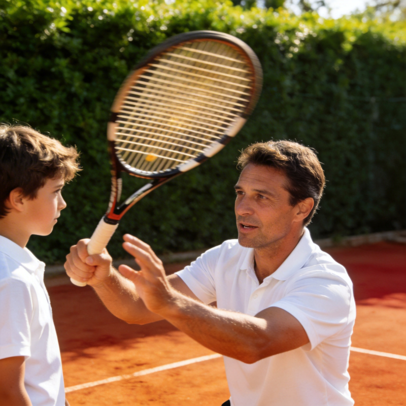 网球教学瞬间图片