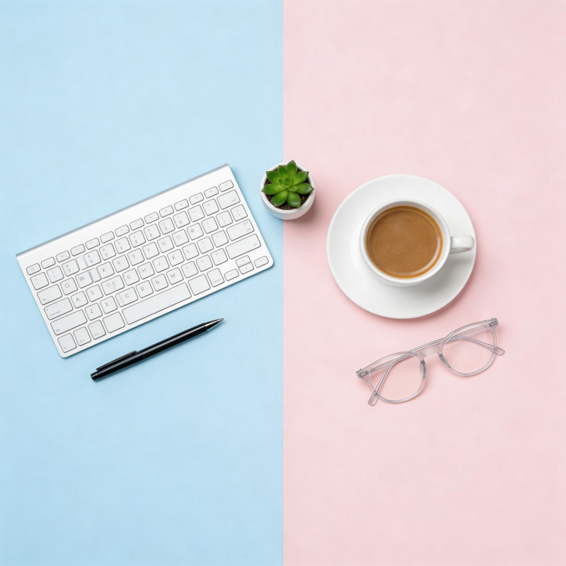 简约办公桌面图片