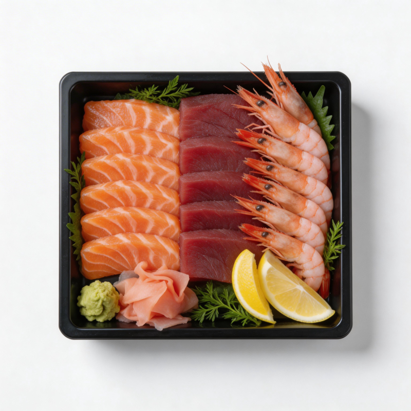 精致刺身拼盘图片