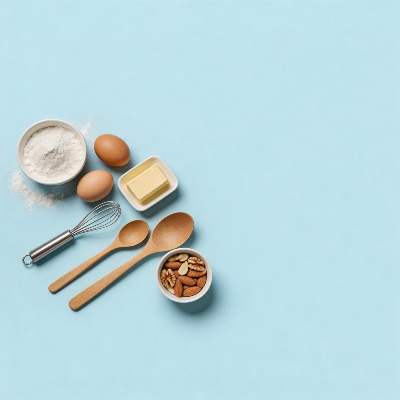 烘焙食材准备中图片