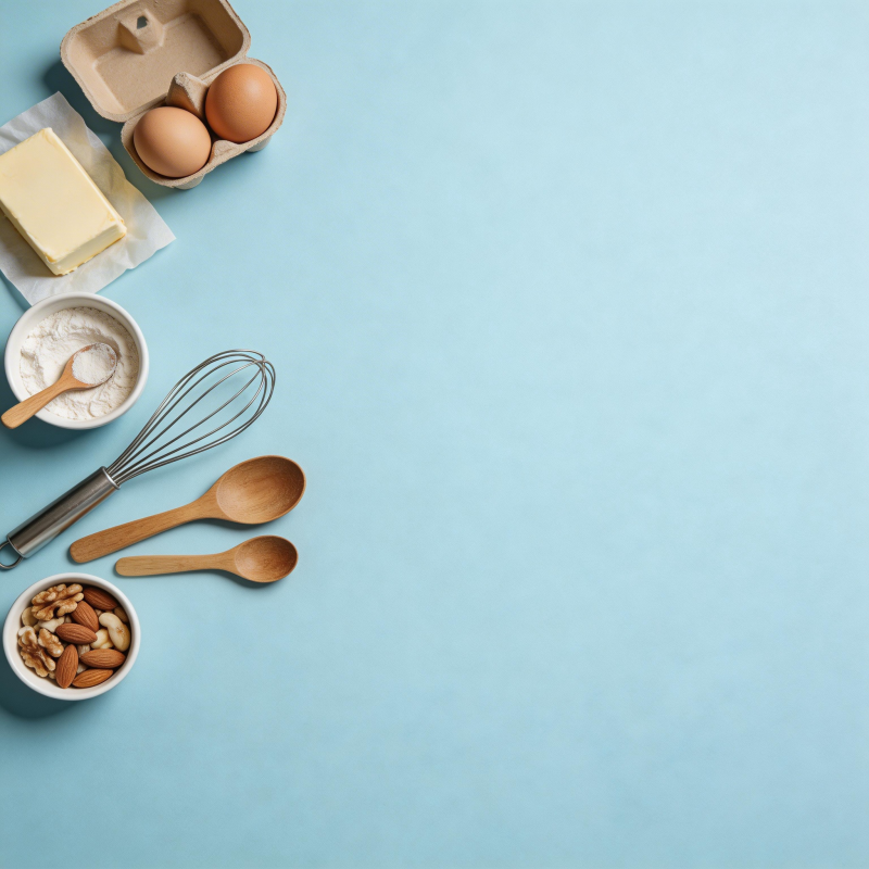 烘焙食材准备中图片