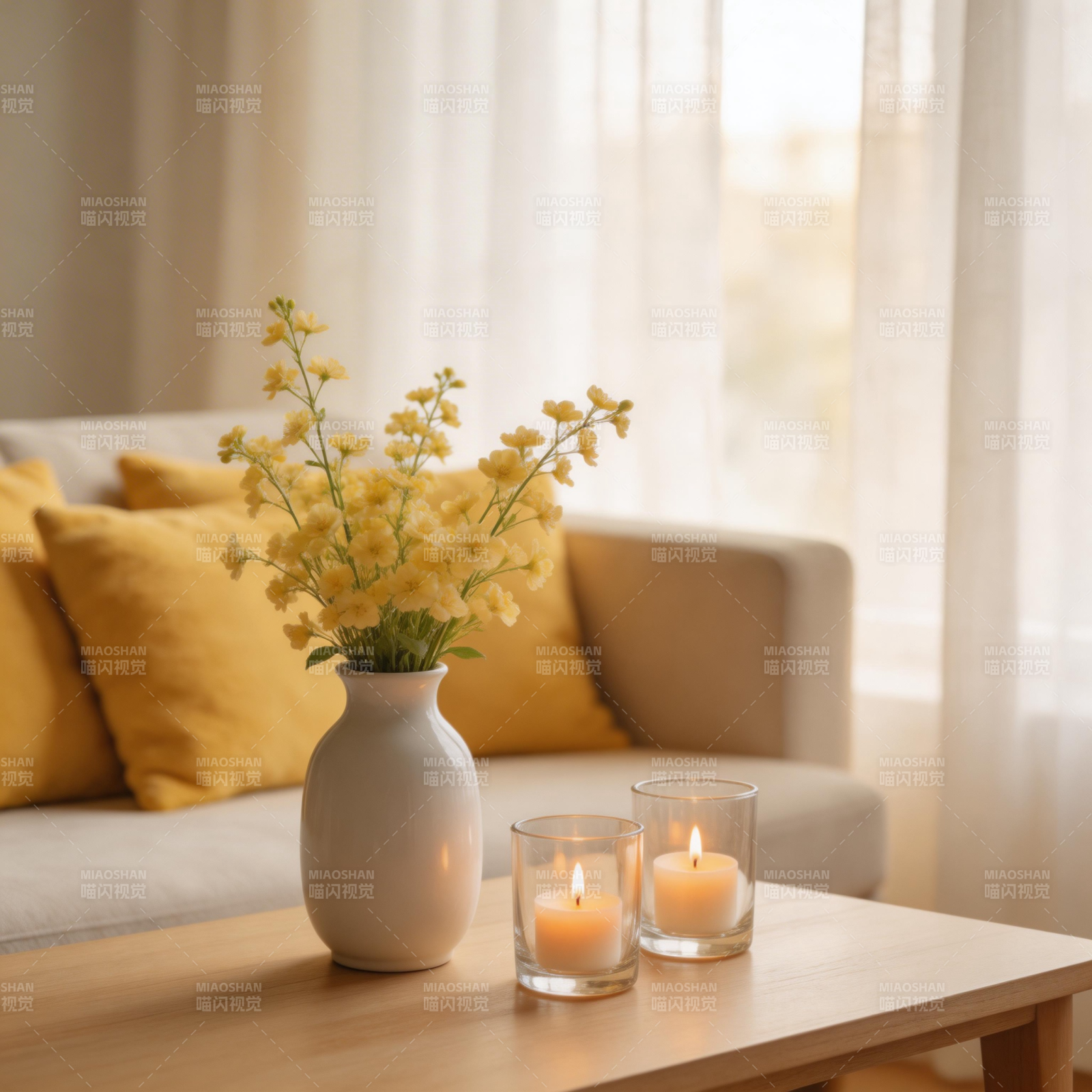 温馨家居一角图片