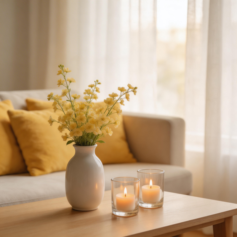 温馨家居一角图片