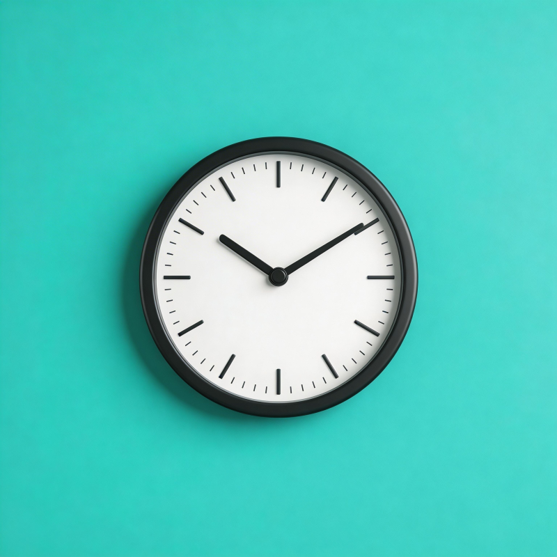 简约时钟 静谧时光图片