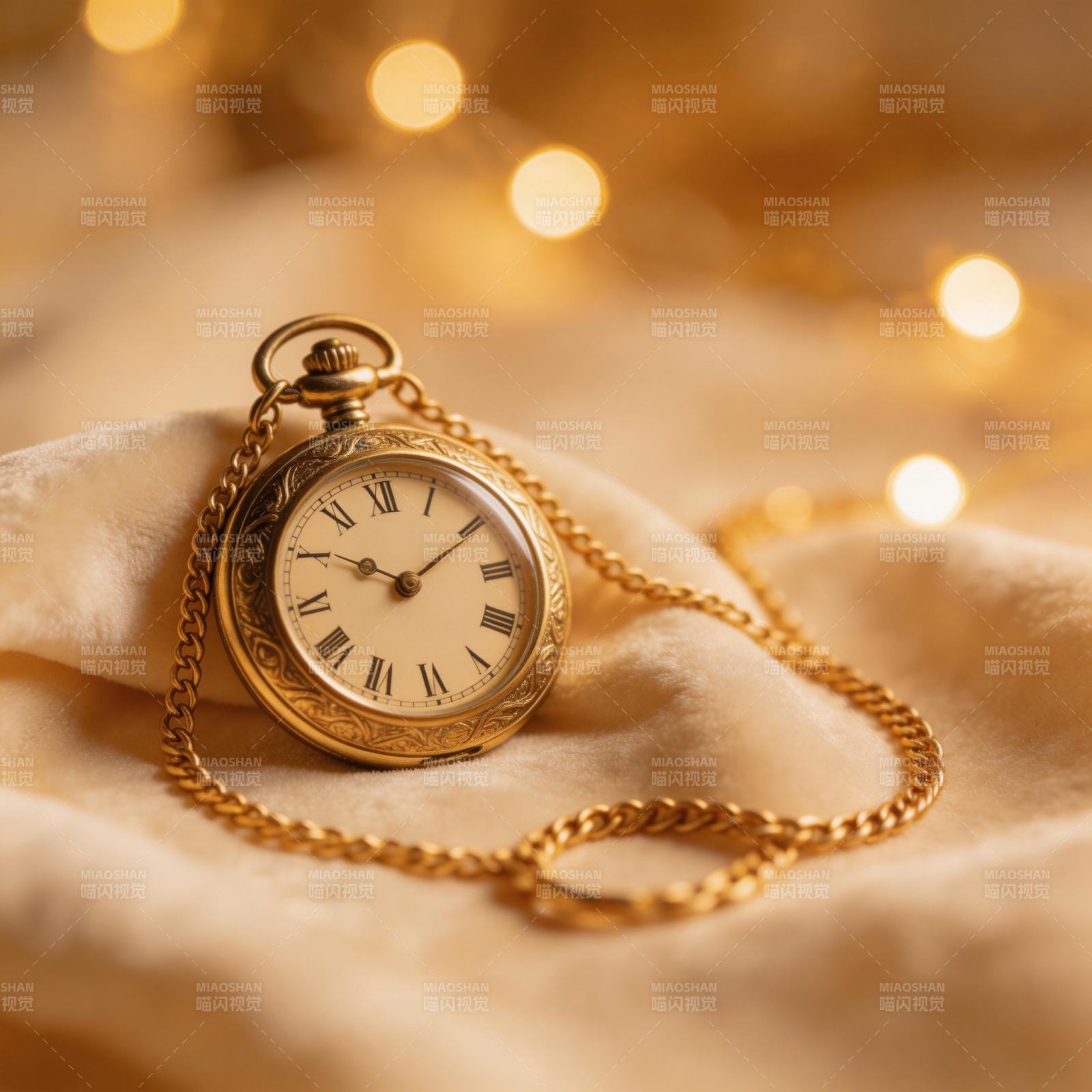 金怀表静谧时光图片