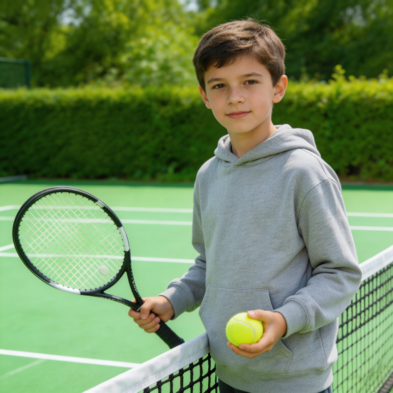 少年网球手图片