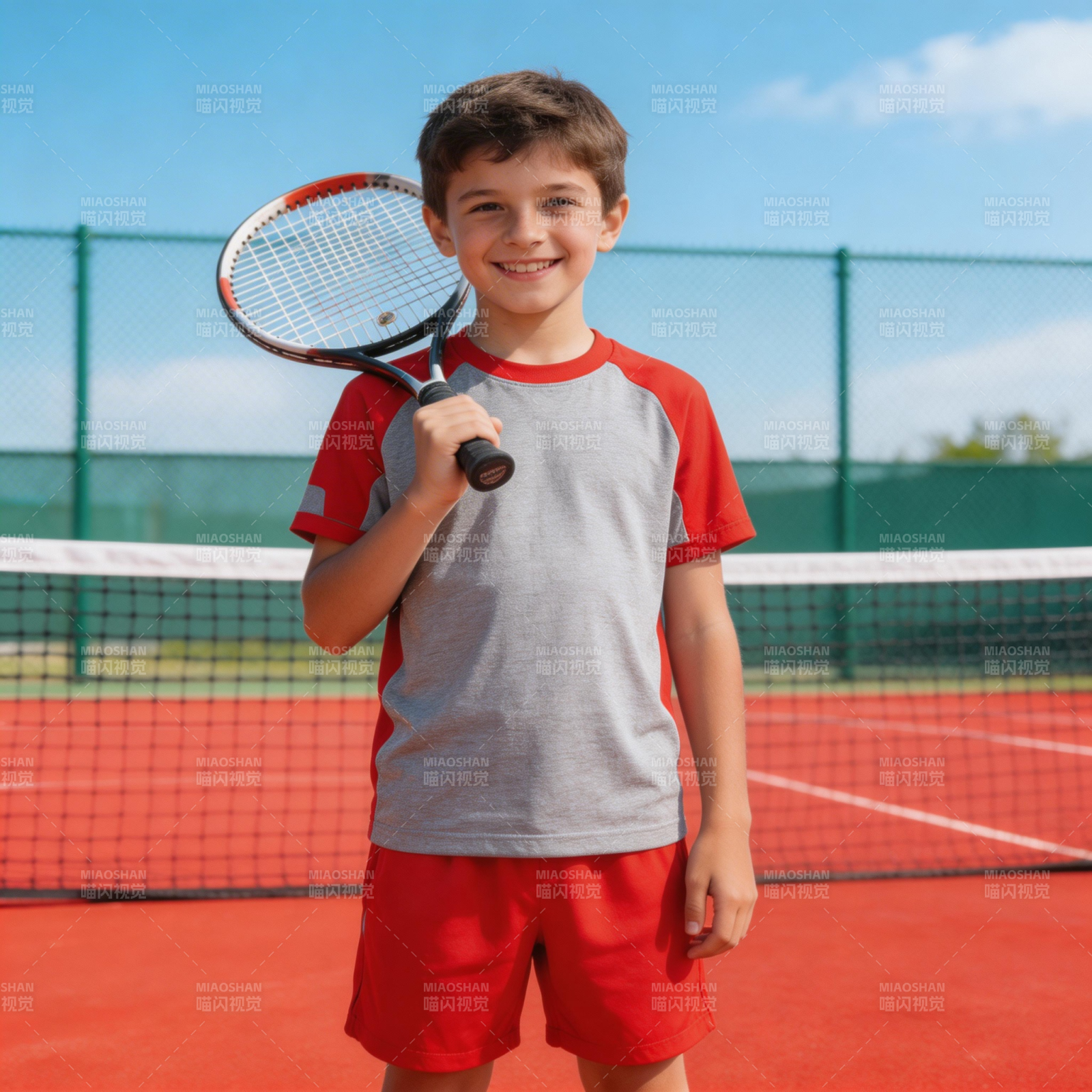 少年网球小将图片