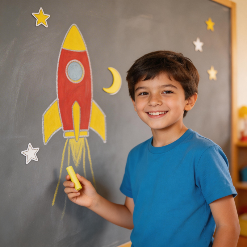 小画家的太空梦图片