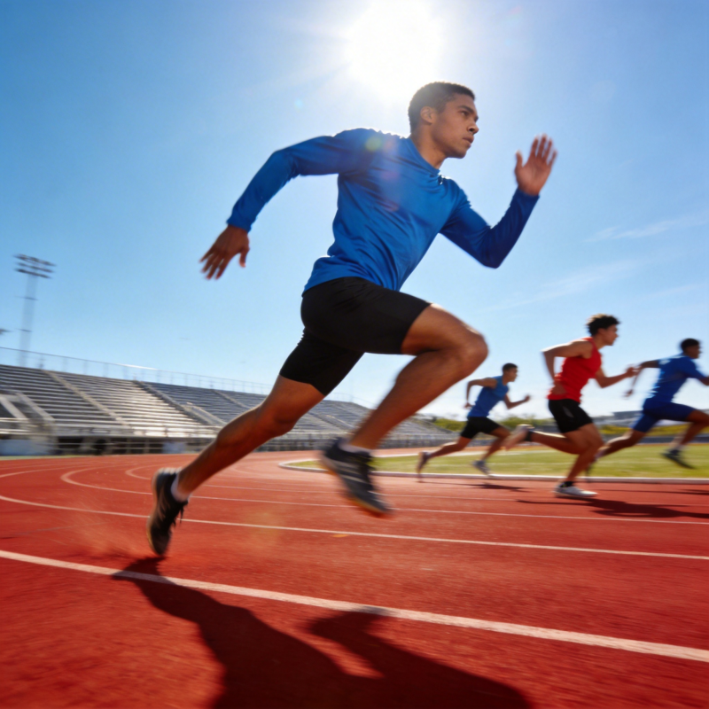 赛道上的速度对决图片