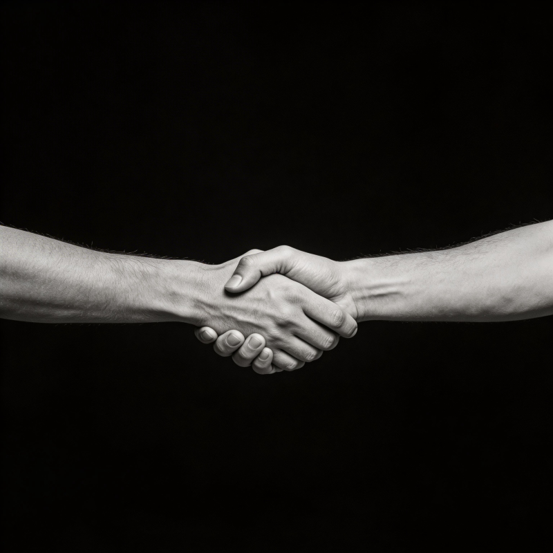 握手合作图片