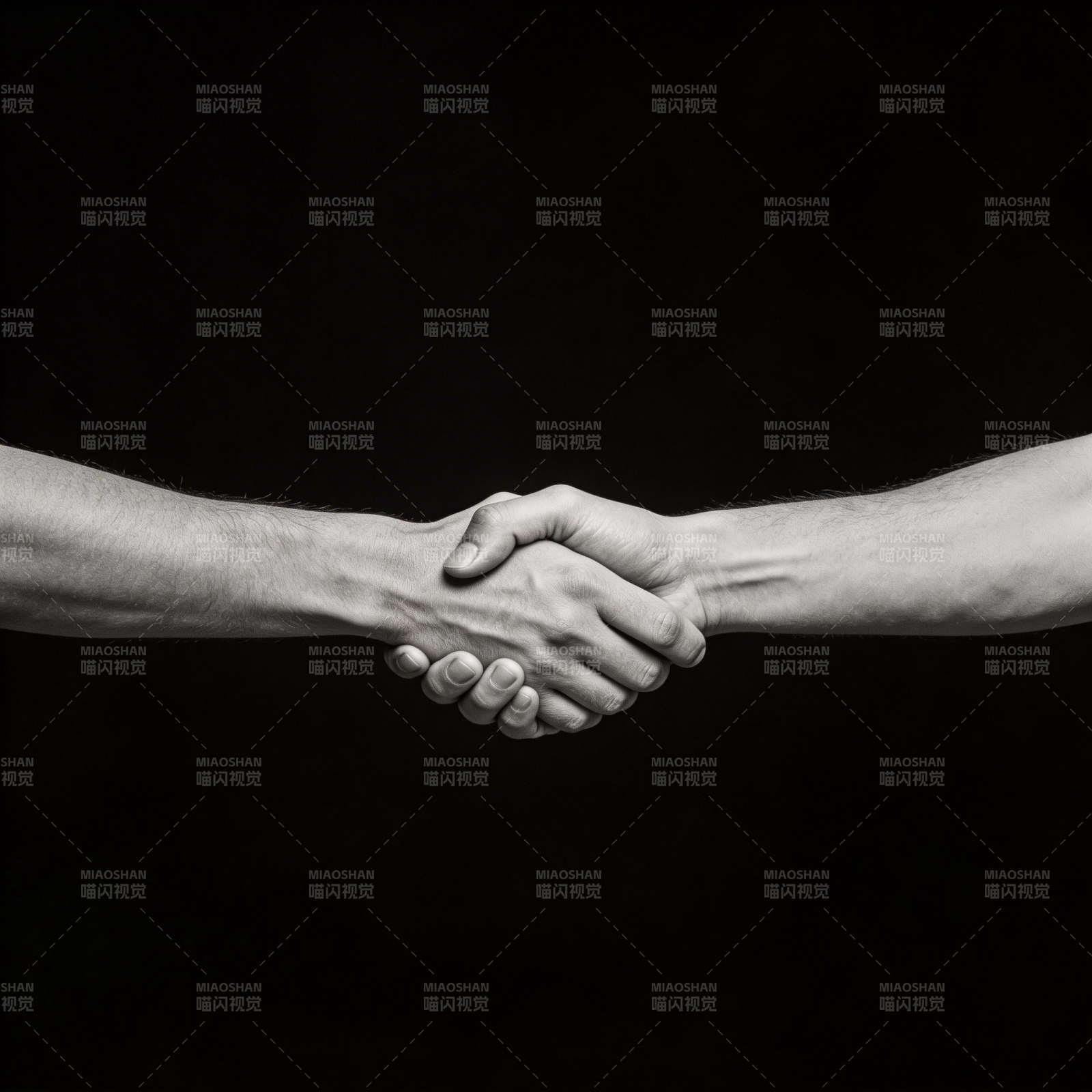 握手合作图片