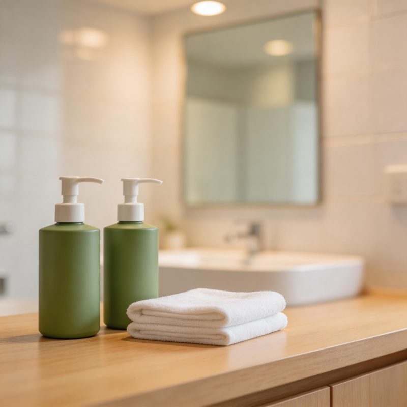 简约浴室用品图片