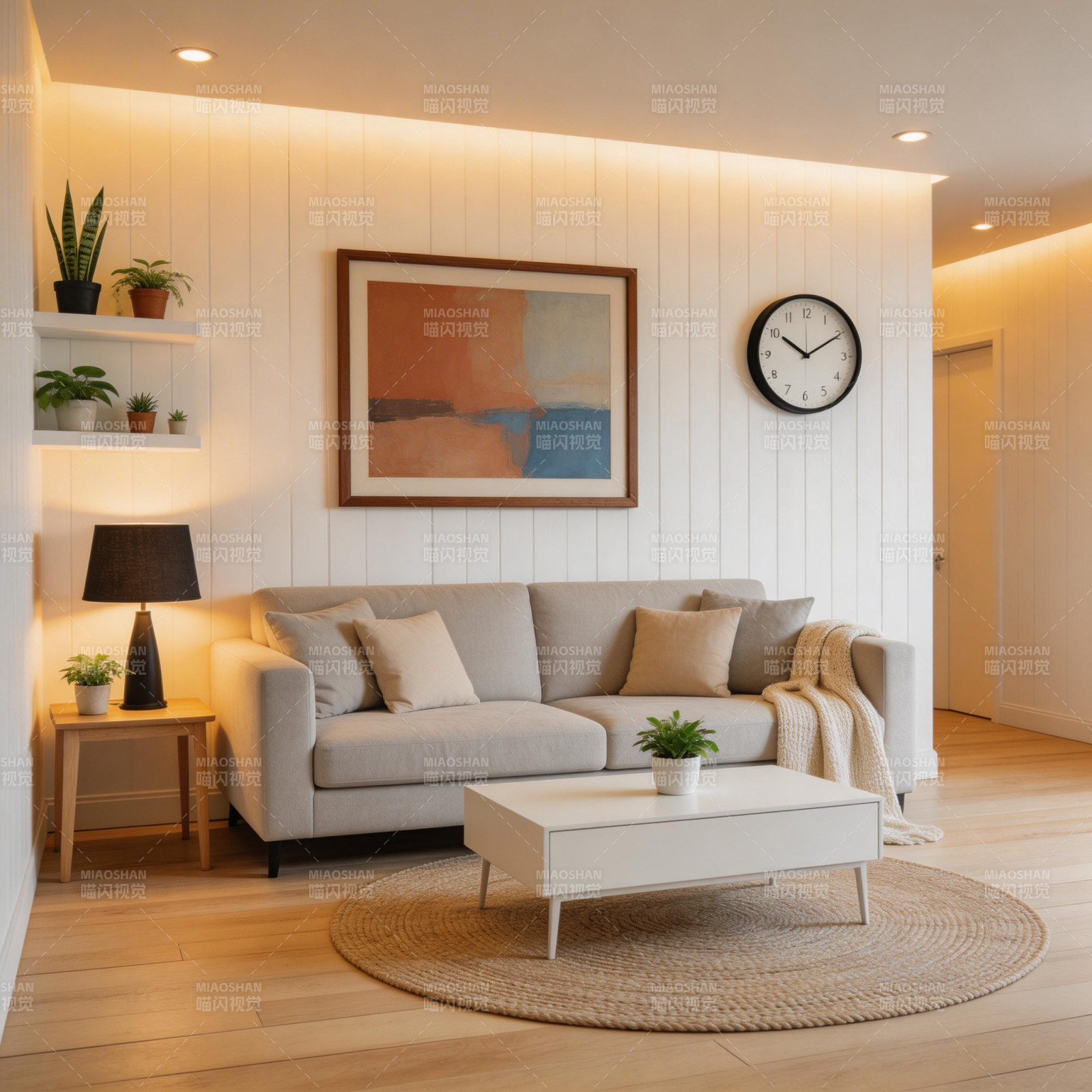 温馨现代客厅设计图片