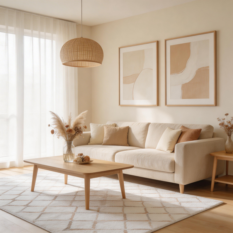 温馨现代客厅布置图片