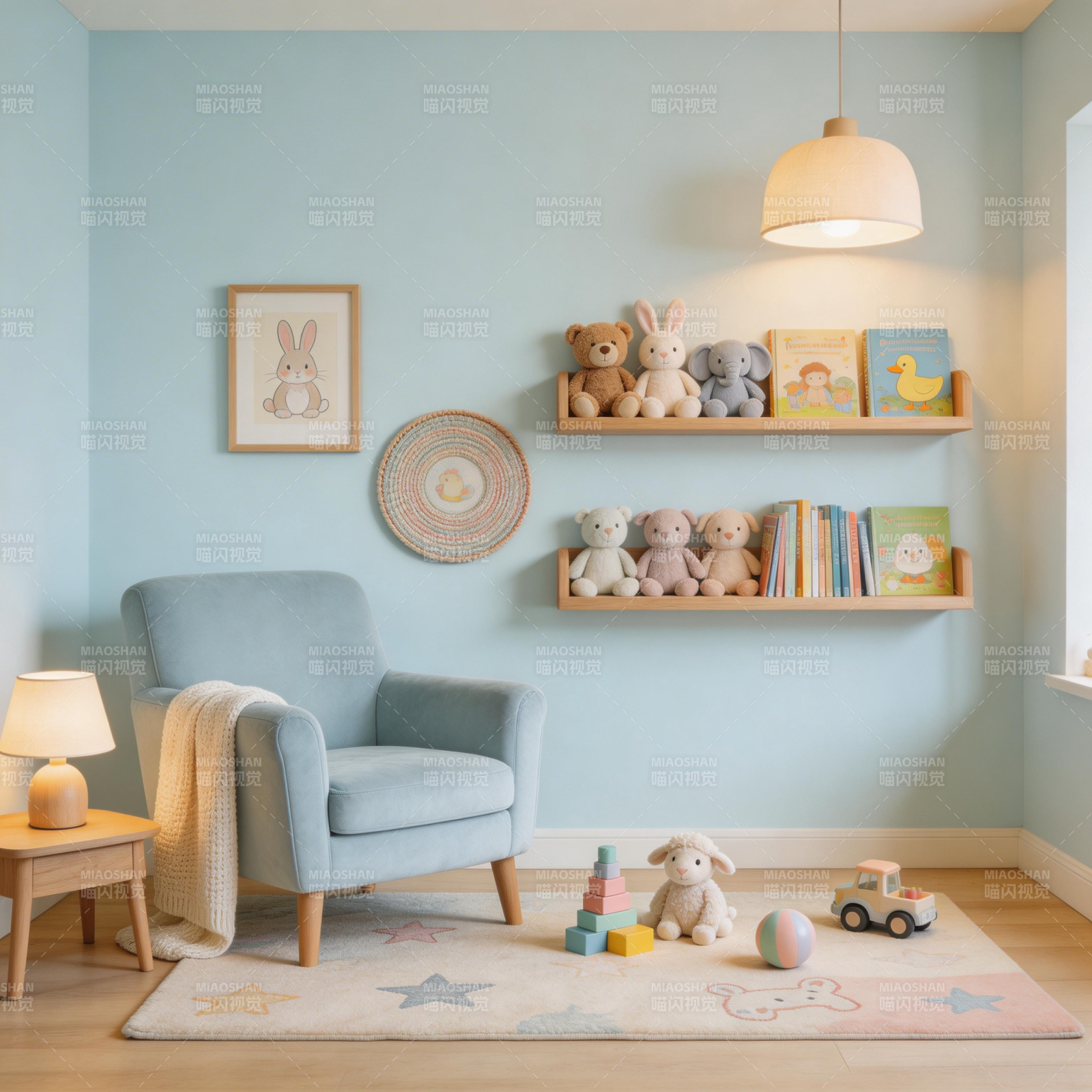 温馨儿童房布置图片