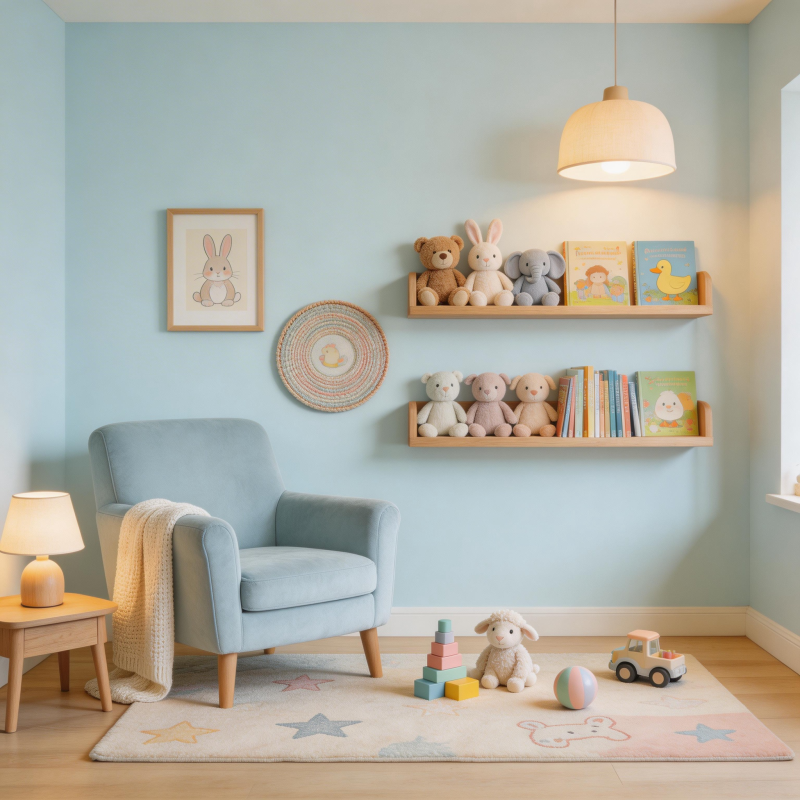 温馨儿童房布置图片