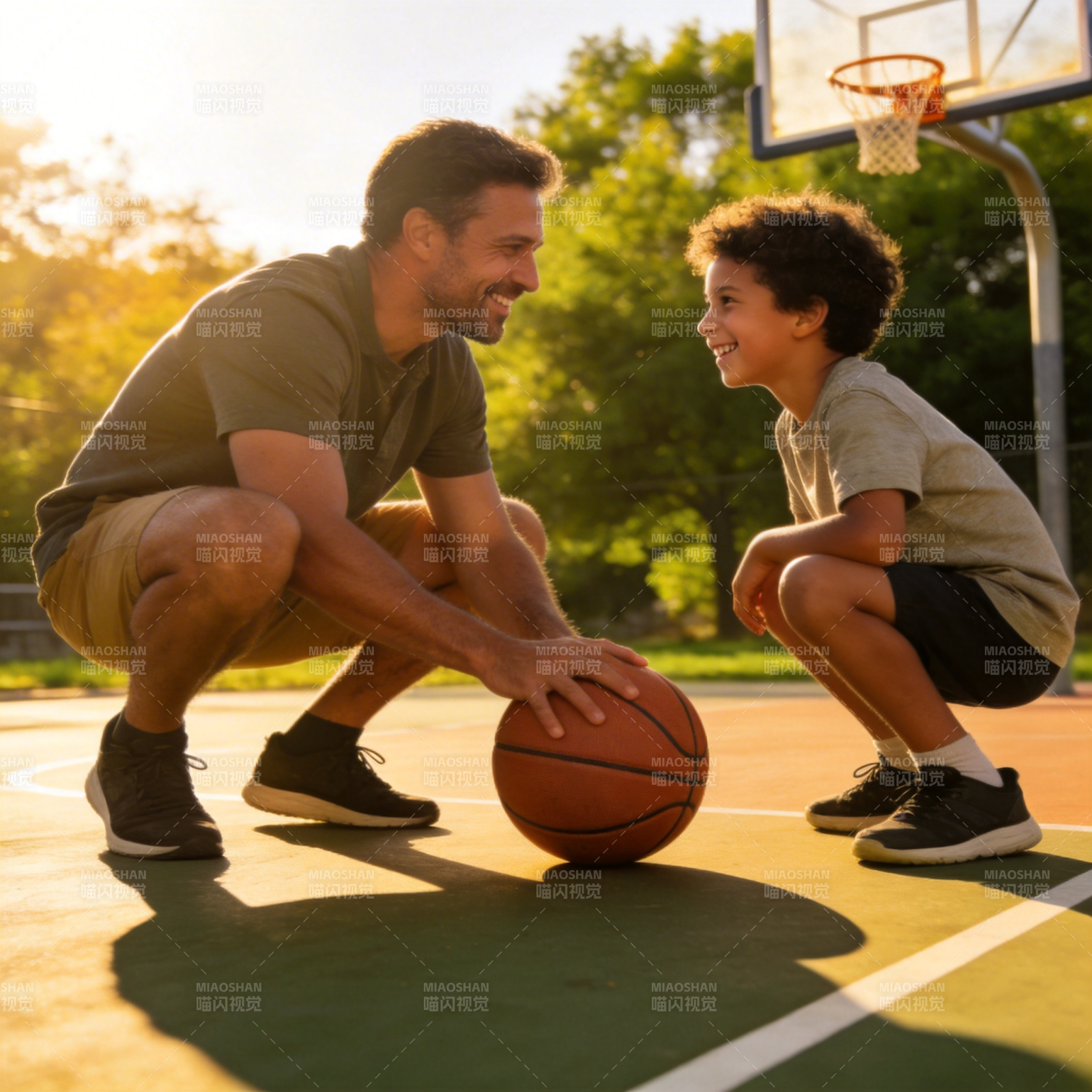 父与子篮球时光图片