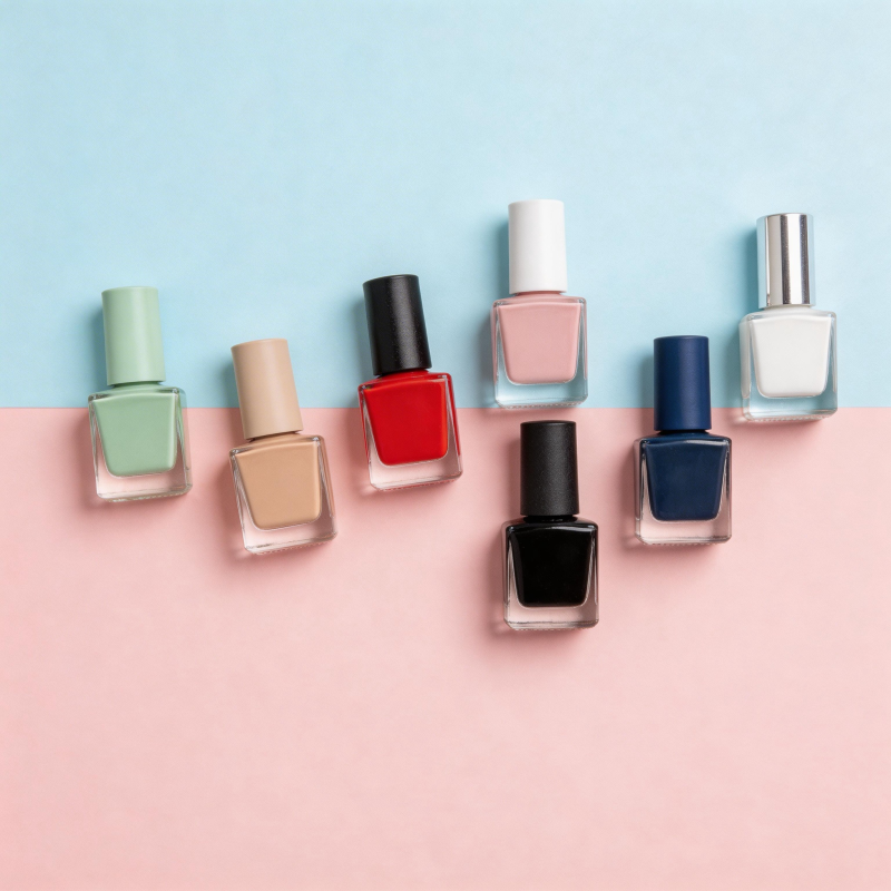 七色指甲油展示图片