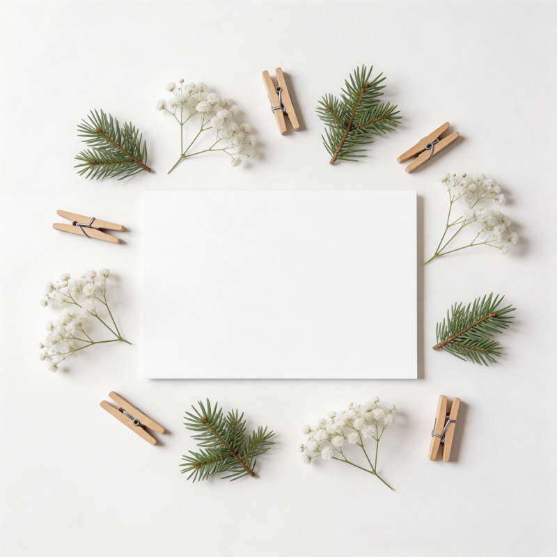 冬日静物拼贴图片