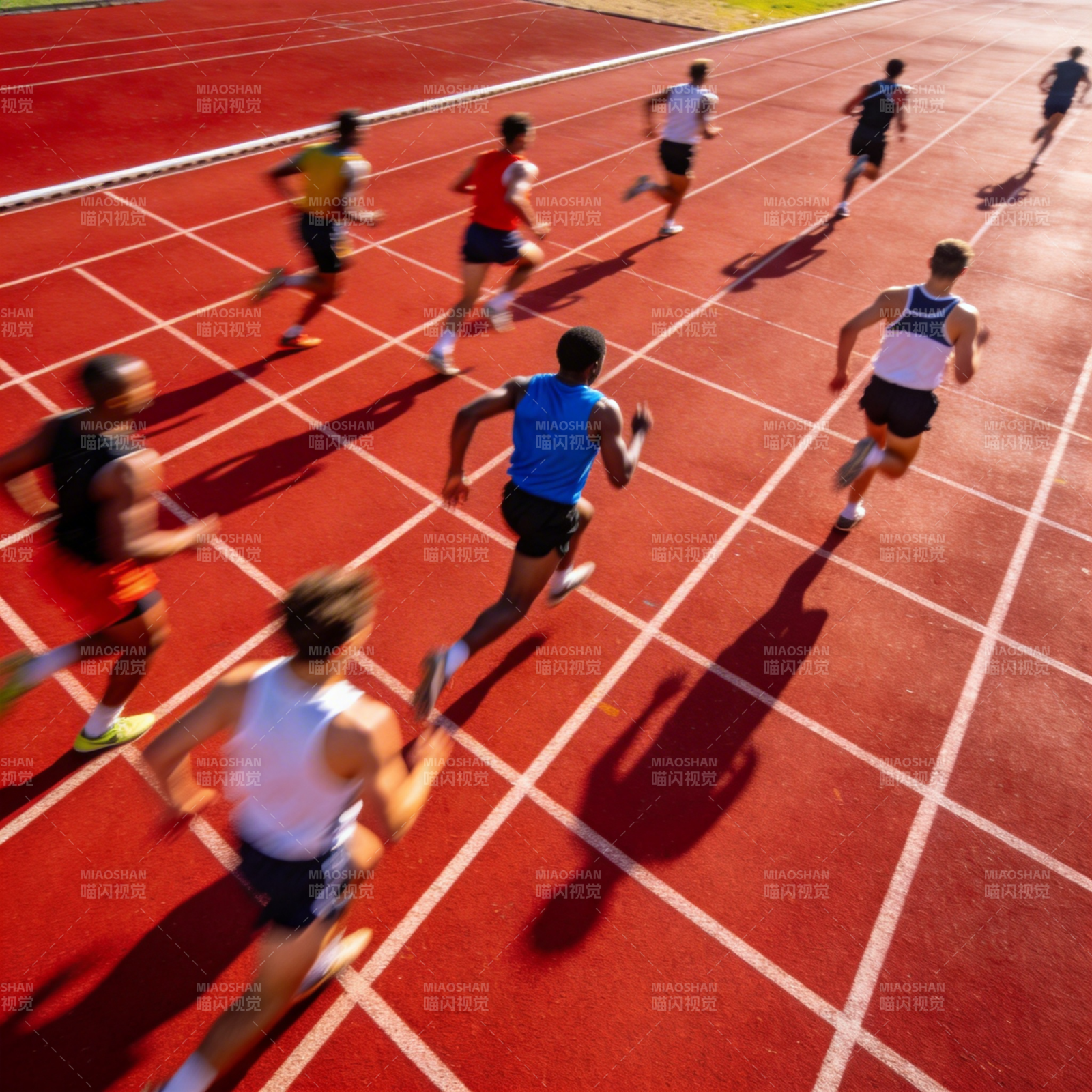 赛道上的速度对决图片