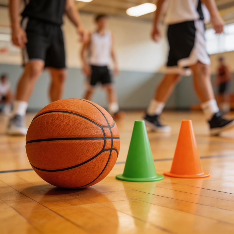 篮球训练现场图片