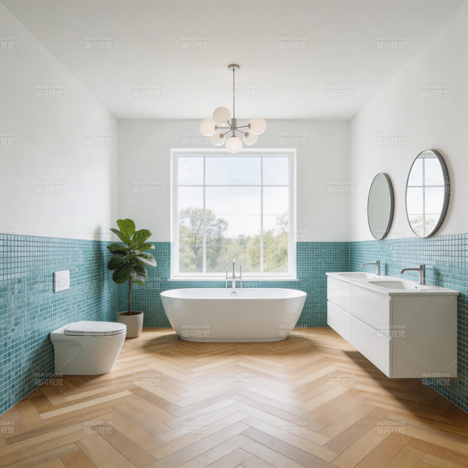 现代简约浴室设计图片