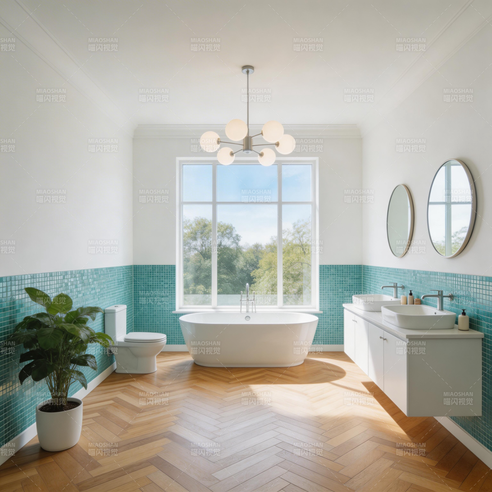 现代简约浴室设计图片