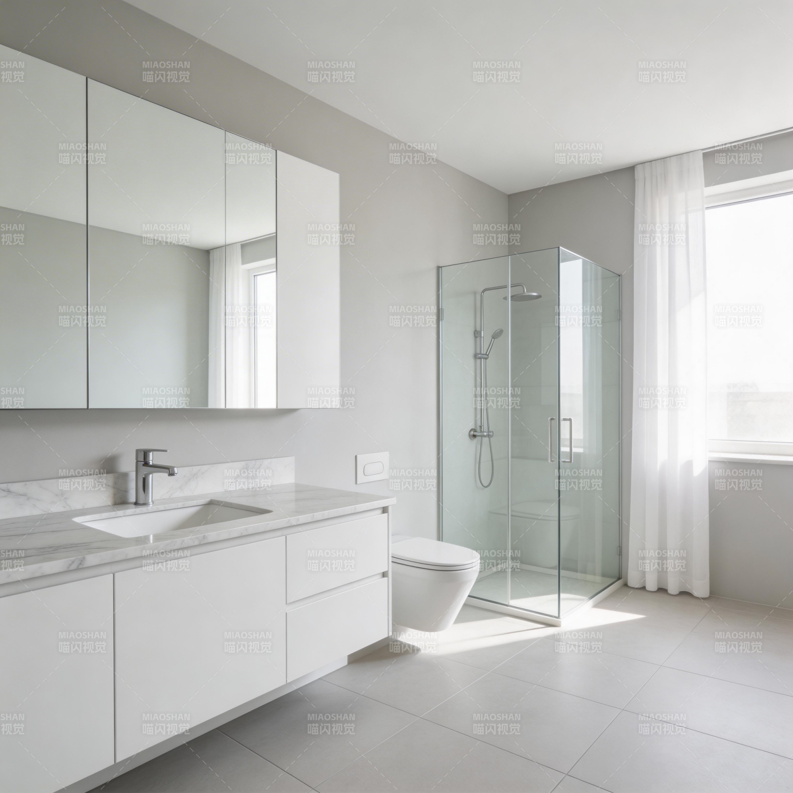 现代简约浴室设计图片