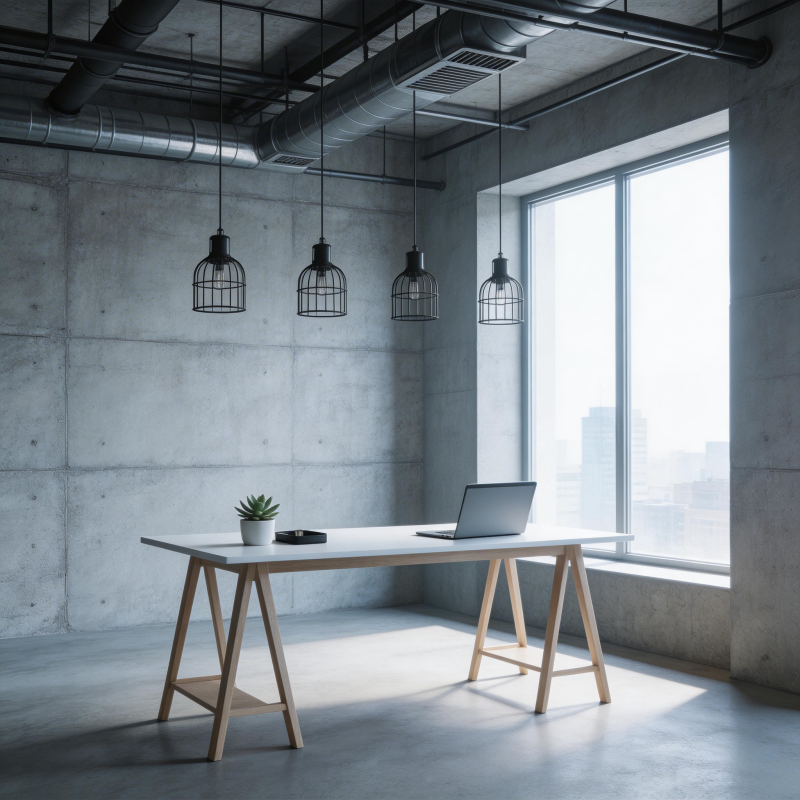 工业风办公空间图片