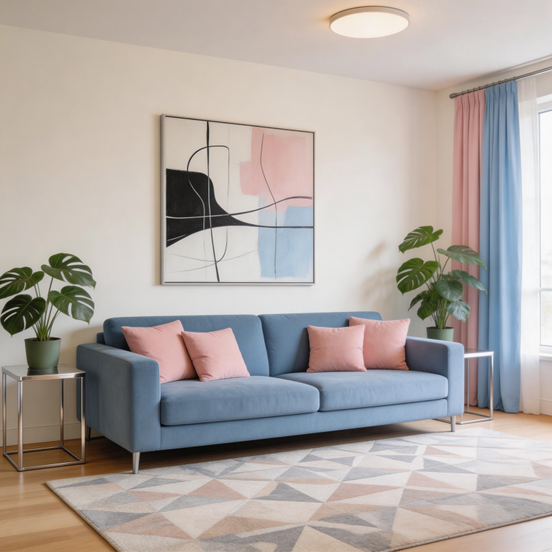 现代客厅布置图片