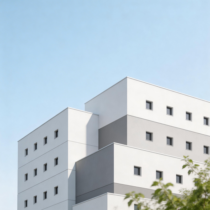 现代建筑剪影图片