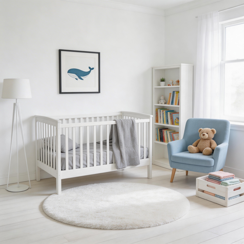 温馨婴儿房布置图片