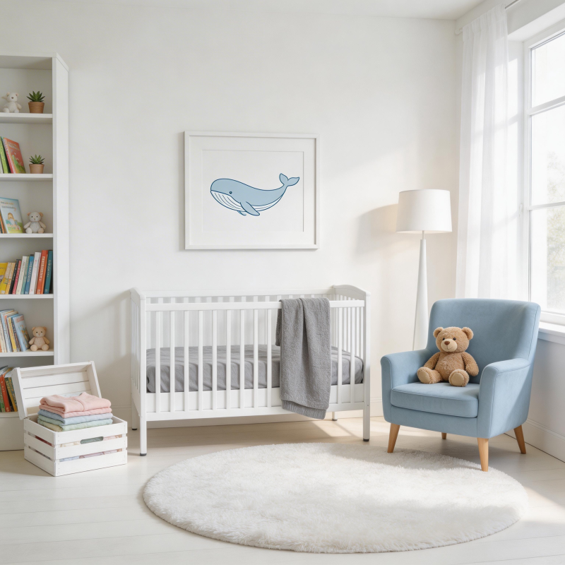 温馨婴儿房布置图片