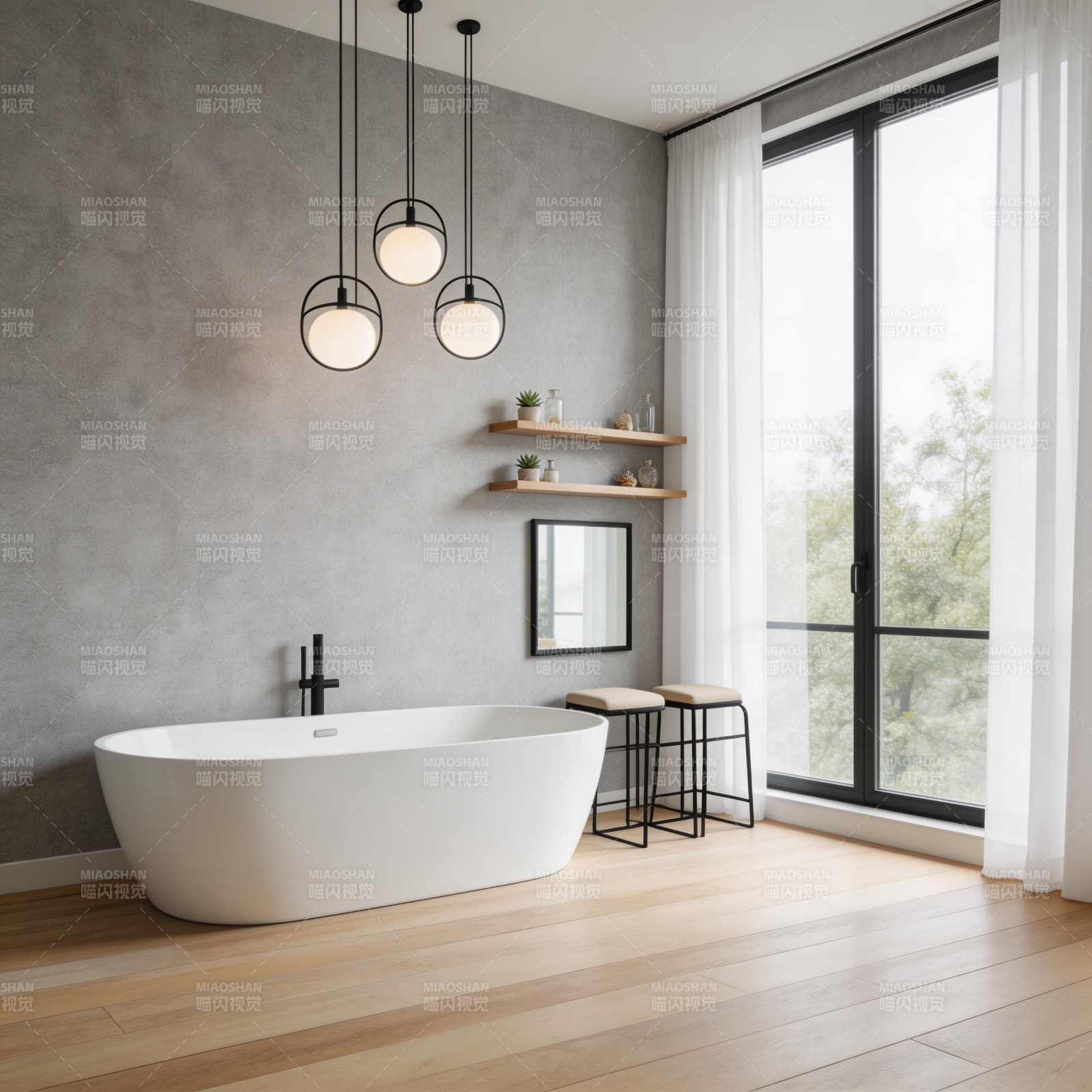 现代简约浴室设计图片