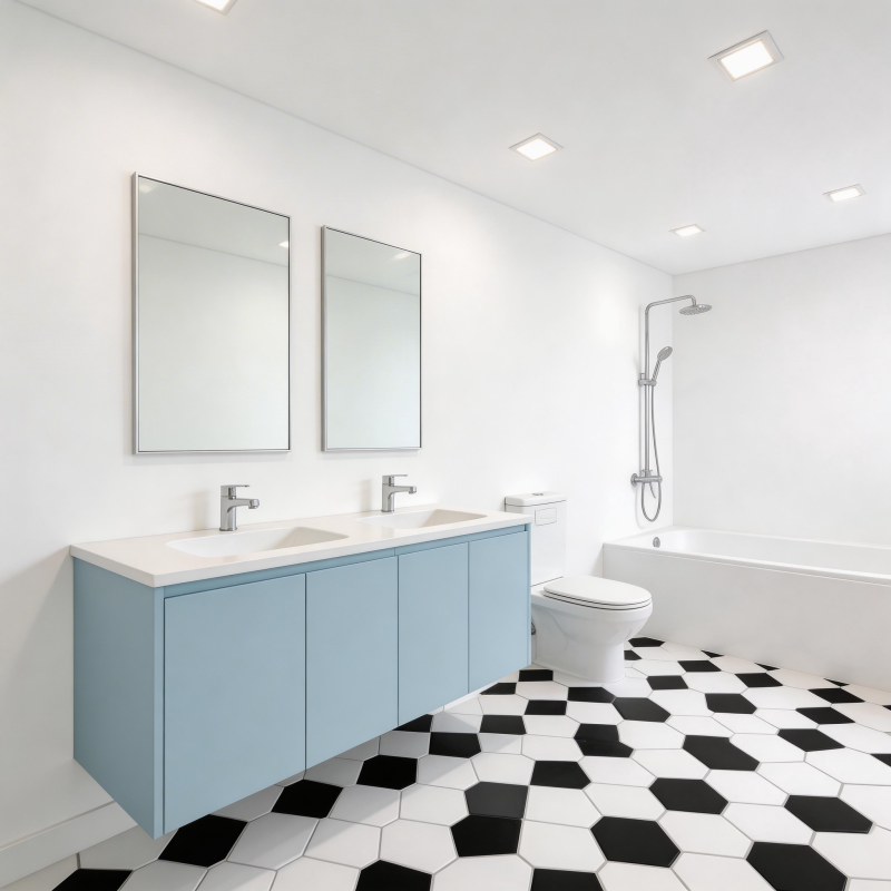 现代简约浴室设计图片